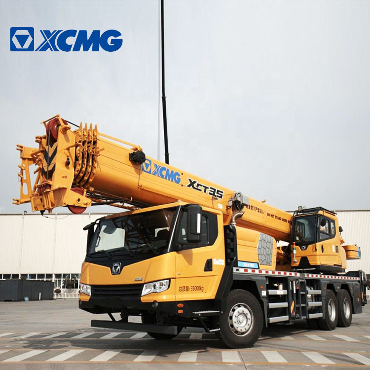 XCMG 35 ton Truck Crane XCT35 China small mobile crane truck for sale